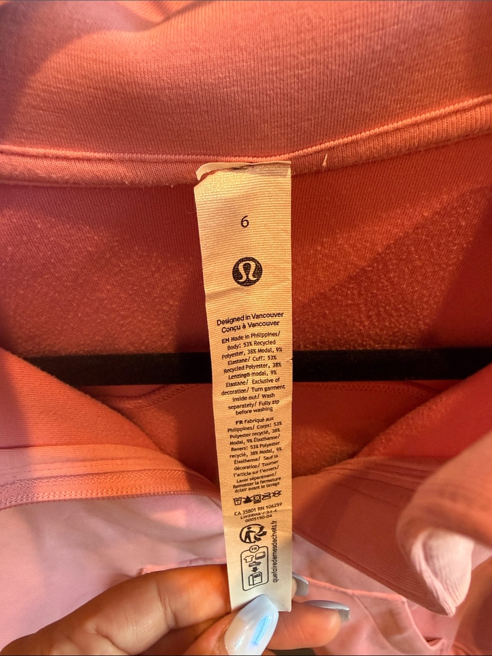 Lululemon Half Zip Softstreme Jacket - Picture 2 of 3